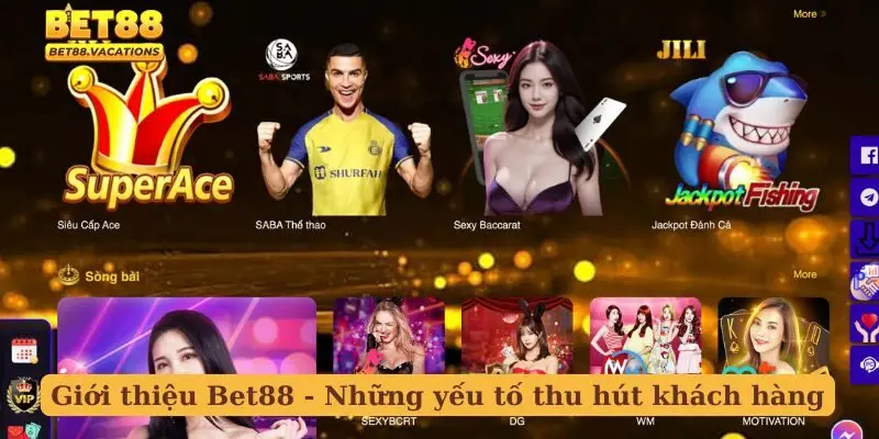Giới thiệu Bet88 - Những yếu tố thu hút khách hàng